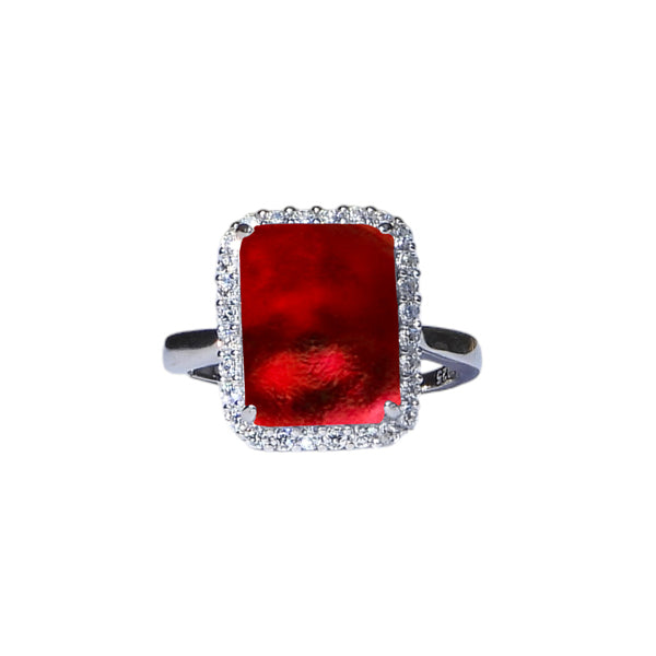 Heritage Sparkle Ring-Glass Rings-Bottled Up Designs