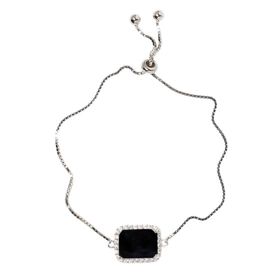 Heritage Sparkle Adjustable Slider Bracelet