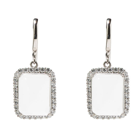 Heritage Sparkle Earrings-Sterling Silver-Bottled Up Designs