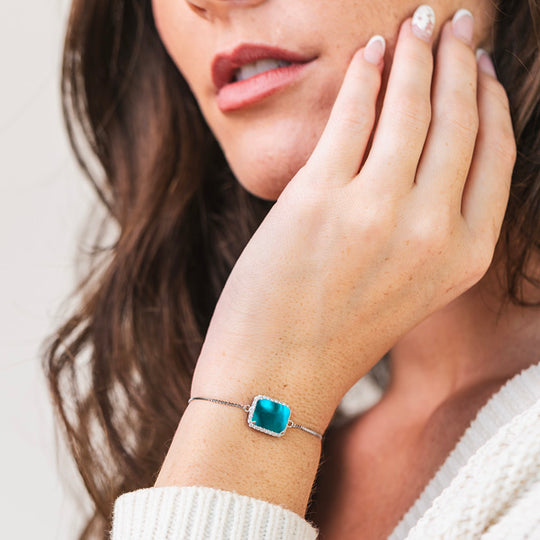 Heritage Sparkle Adjustable Slider Bracelet
