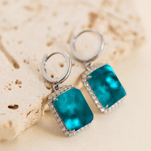 Heritage Sparkle Earrings-Sterling Silver-Bottled Up Designs