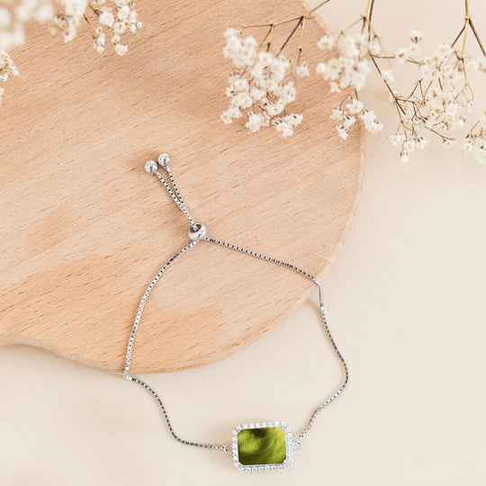 Heritage Sparkle Adjustable Slider Bracelet