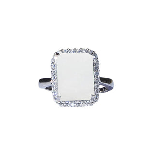 Heritage Sparkle Ring-Glass Rings-Bottled Up Designs