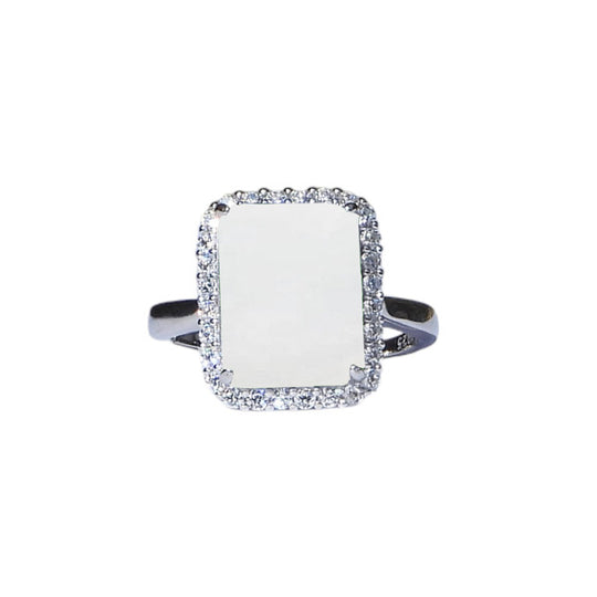 Heritage Sparkle Ring-Glass Rings-Bottled Up Designs