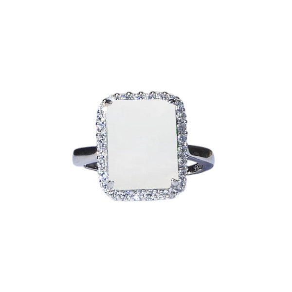 Heritage Sparkle Ring-Glass Rings-Bottled Up Designs