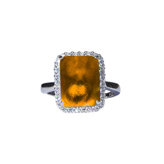 Heritage Sparkle Ring-Glass Rings-Bottled Up Designs
