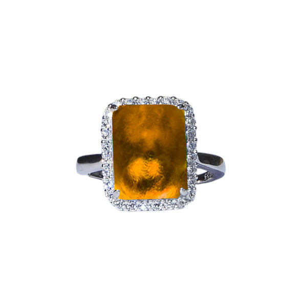 Heritage Sparkle Ring-Glass Rings-Bottled Up Designs