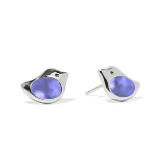 Little Bird Sterling Silver Stud Earrings-Post Earrings-Bottled Up Designs