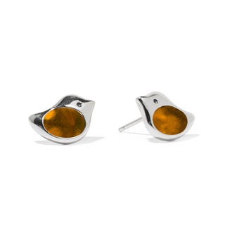 Little Bird Sterling Silver Stud Earrings-Post Earrings-Bottled Up Designs