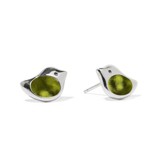 Little Bird Sterling Silver Stud Earrings-Post Earrings-Bottled Up Designs