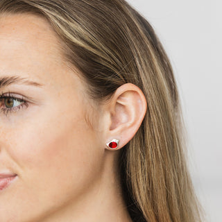 Little Bird Sterling Silver Stud Earrings-Post Earrings-Bottled Up Designs