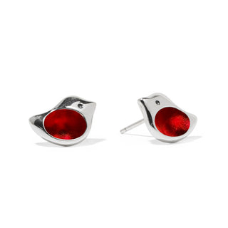 Little Bird Sterling Silver Stud Earrings-Post Earrings-Bottled Up Designs