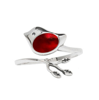 Little Bird Adjustable Sterling Ring-Sterling Silver-Bottled Up Designs