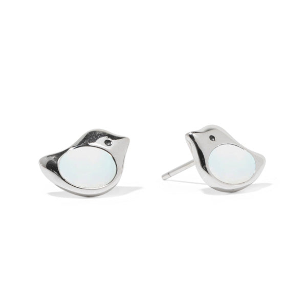 Little Bird Sterling Silver Stud Earrings-Post Earrings-Bottled Up Designs