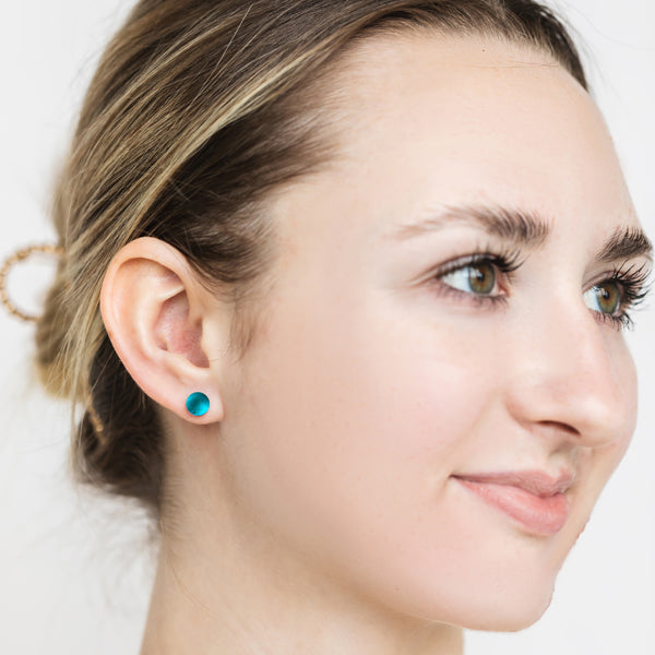 Simple Post Earrings-Post Earrings-Bottled Up Designs