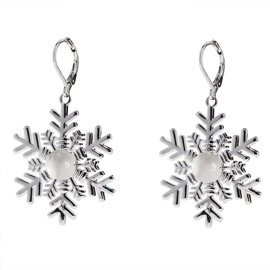 Snowflake Statement Earrings