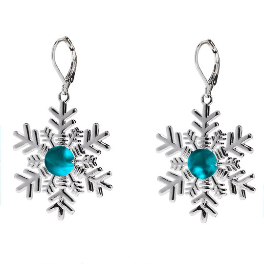Snowflake Statement Earrings