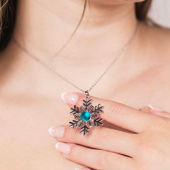 Snowflake Statement Necklace