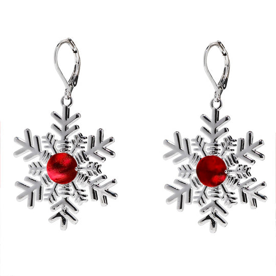 Snowflake Statement Earrings