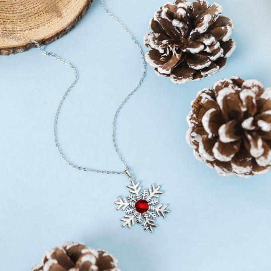 Snowflake Statement Necklace