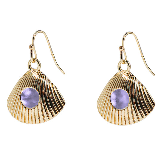 Seashells Earrings in Gold