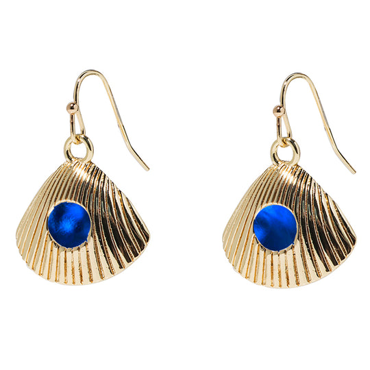 Seashells Earrings in Gold