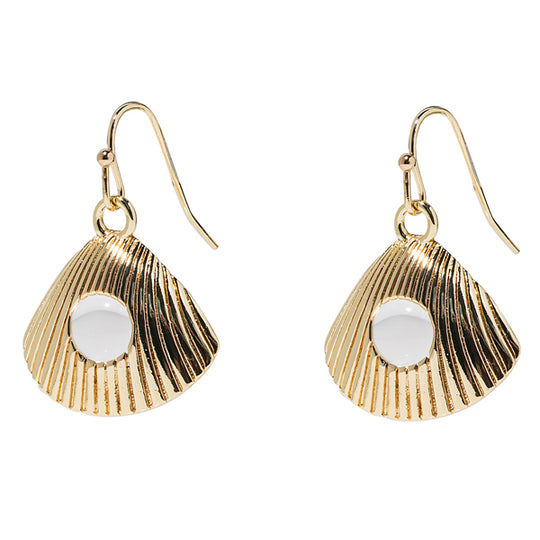 Seashells Earrings in Gold