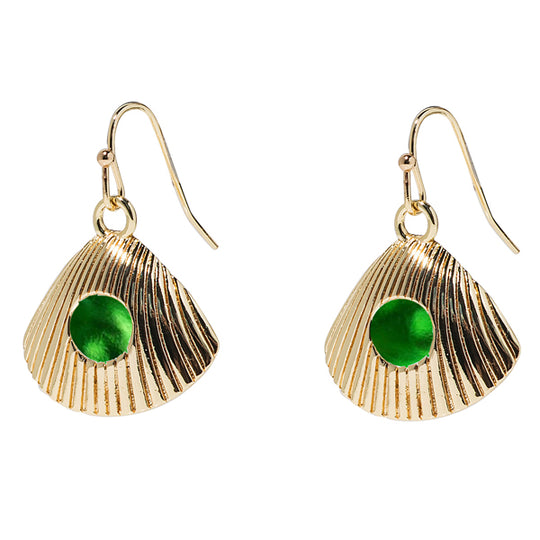 Seashells Earrings in Gold