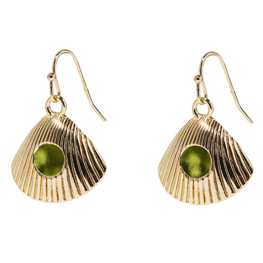 Seashells Earrings in Gold