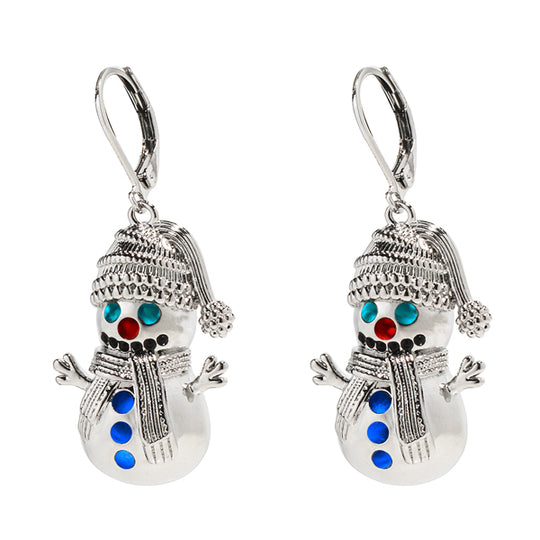 Snowman Earrings
