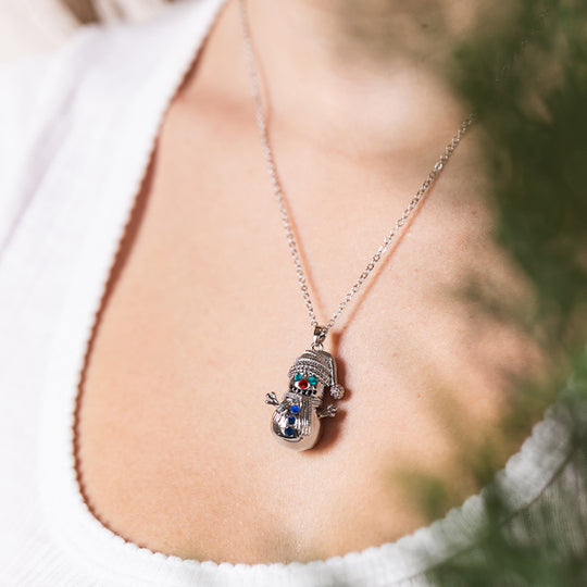 Snowman Necklace