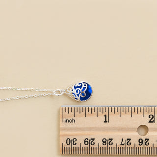 Filigree Teardrop Sterling Necklace-Necklace-Bottled Up Designs