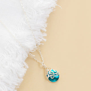 Filigree Teardrop Sterling Necklace-Necklace-Bottled Up Designs