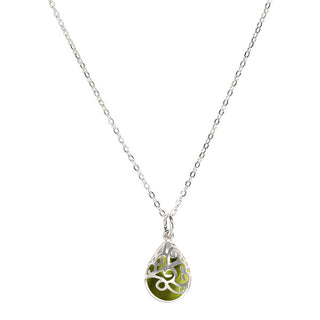 Filigree Teardrop Sterling Necklace-Necklace-Bottled Up Designs