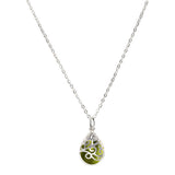 Filigree Teardrop Sterling Necklace