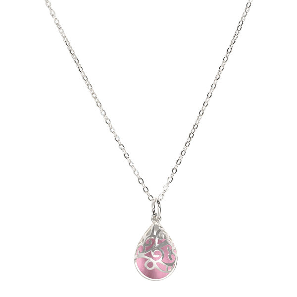 Filigree Teardrop Sterling Necklace-Necklace-Bottled Up Designs
