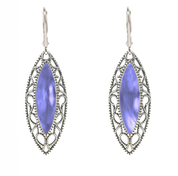 Vintage Elegance Earrings-Sterling Silver-Bottled Up Designs