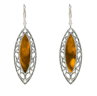 Vintage Elegance Earrings-Sterling Silver-Bottled Up Designs