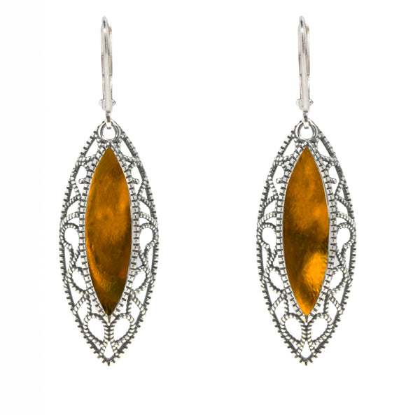 Vintage Elegance Earrings-Sterling Silver-Bottled Up Designs