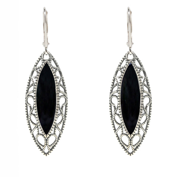 Vintage Elegance Earrings-Sterling Silver-Bottled Up Designs