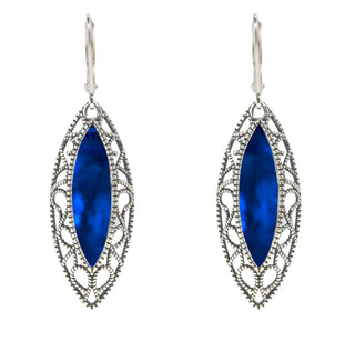 Vintage Elegance Earrings-Sterling Silver-Bottled Up Designs