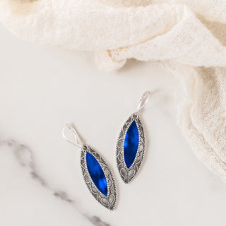 Vintage Elegance Earrings-Sterling Silver-Bottled Up Designs
