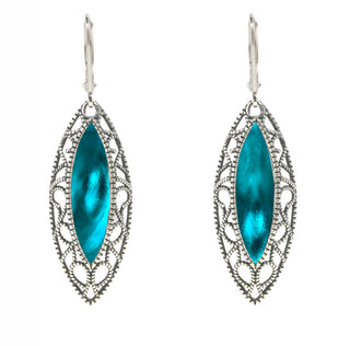 Vintage Elegance Earrings-Sterling Silver-Bottled Up Designs