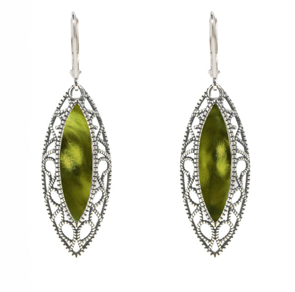 Vintage Elegance Earrings-Sterling Silver-Bottled Up Designs