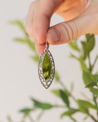Vintage Elegance Earrings-Sterling Silver-Bottled Up Designs