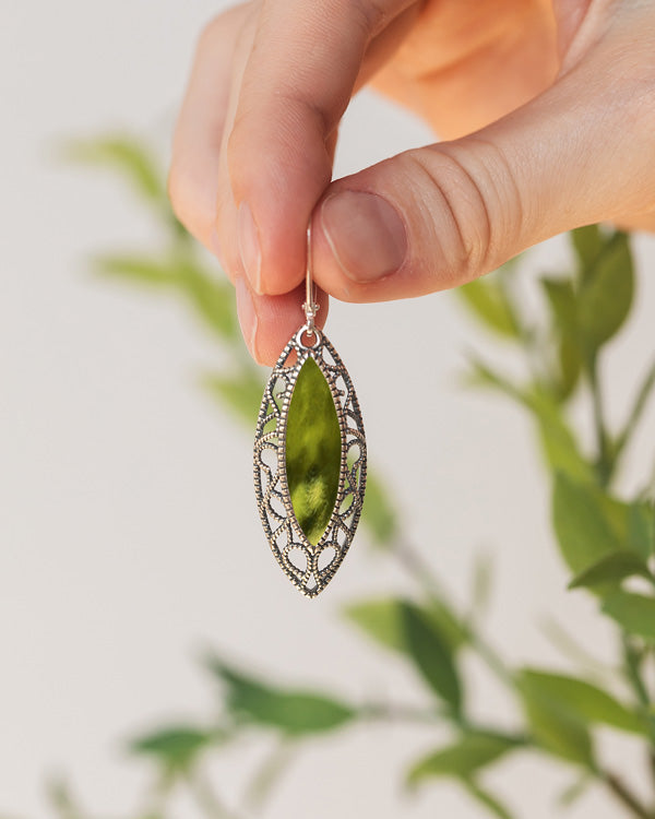 Vintage Elegance Earrings-Sterling Silver-Bottled Up Designs