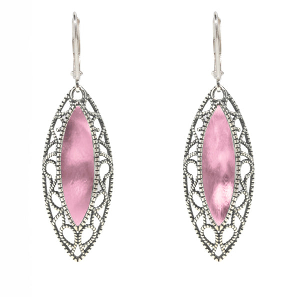 Vintage Elegance Earrings-Sterling Silver-Bottled Up Designs