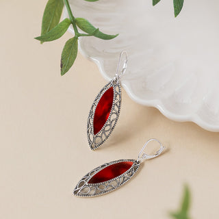 Vintage Elegance Earrings-Sterling Silver-Bottled Up Designs