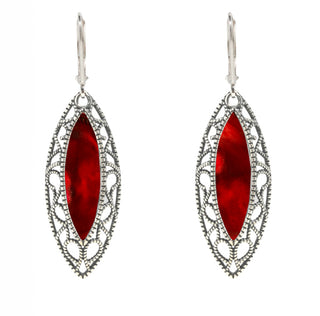 Vintage Elegance Earrings-Sterling Silver-Bottled Up Designs