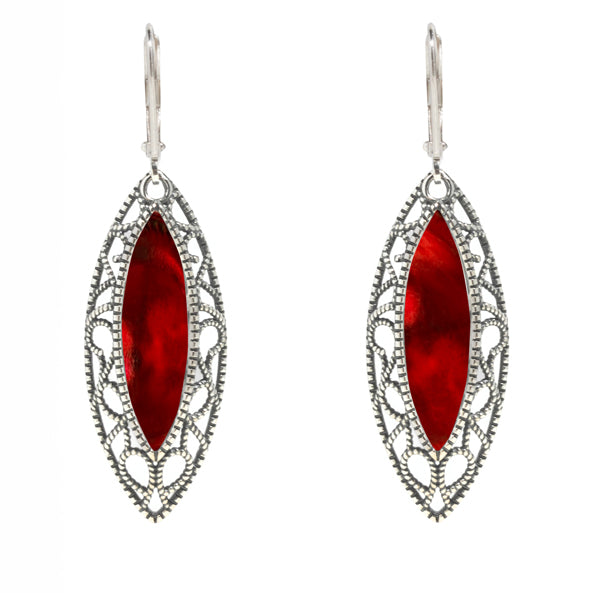 Vintage Elegance Earrings-Sterling Silver-Bottled Up Designs